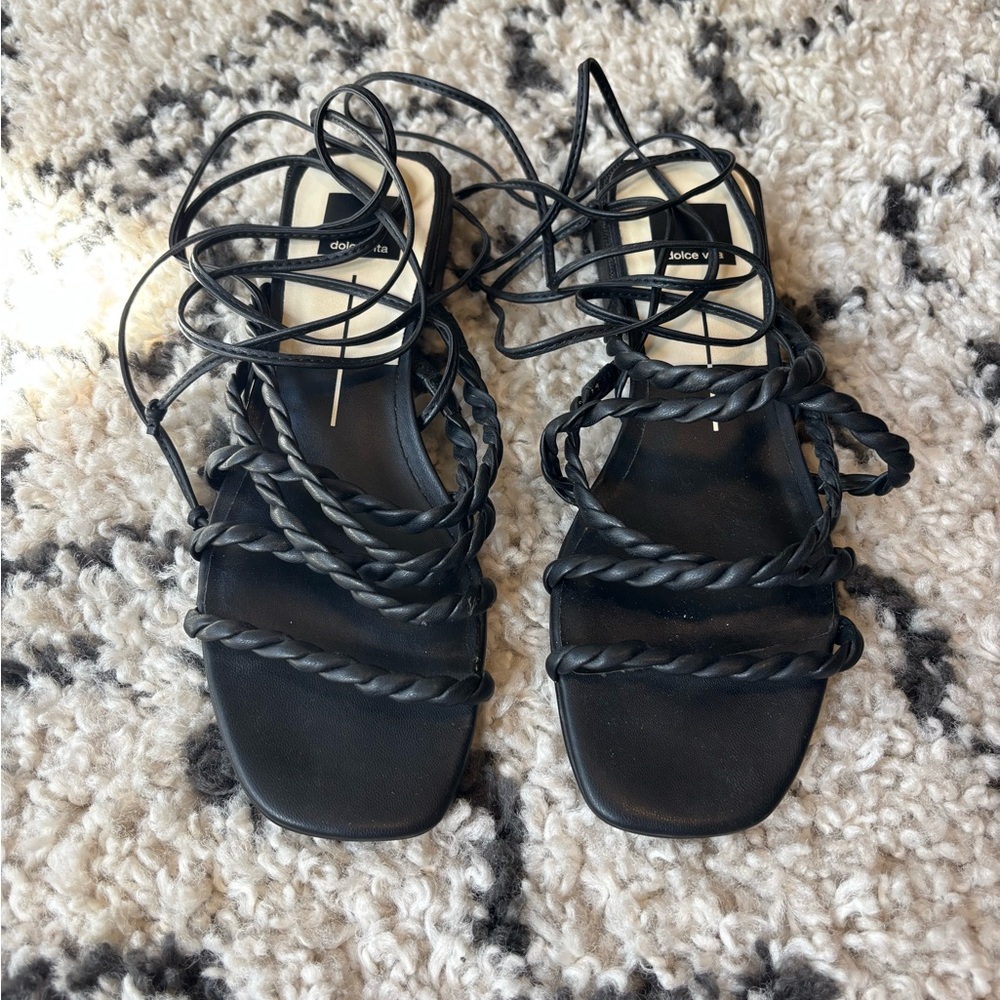 Dolce Vita Black Strappy Sandals